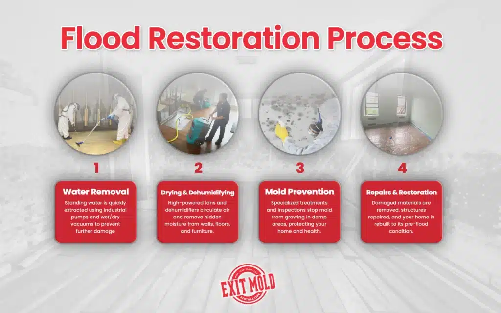 What To Do After Your House Floods - Exit Mold